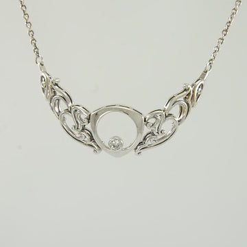 Vine Sterling Silver Necklace with Gemstone TNC334